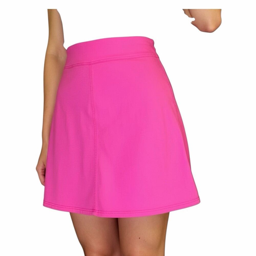 PRANA Women’s Dahlia Pink Organic Cotton A-Line Skirt Size Medium